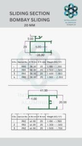 Aluminium Bombay Sliding Section Manufacturer ► Architectural Aluminium Extrusion