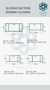 Aluminium Bombay Sliding Section Manufacturer ► Architectural Aluminium Extrusion