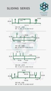 Aluminium Bombay Sliding Section Manufacturer ► Architectural Aluminium Extrusion