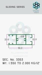 Aluminium Bombay Sliding Section Manufacturer ► Architectural Aluminium Extrusion