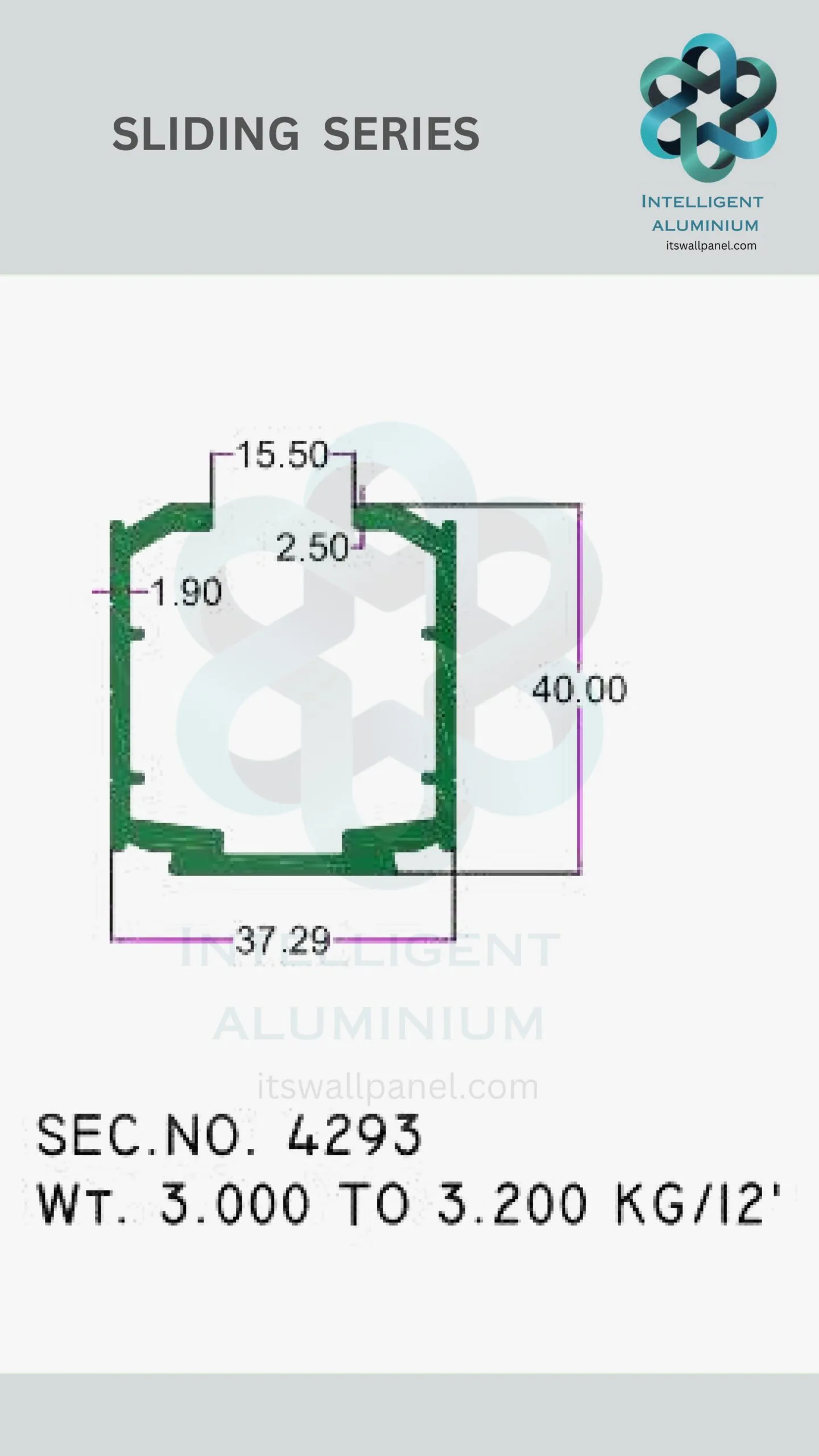 Aluminium Bombay Sliding Section - Image 63