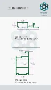 Slim Doors, Windows & Partition Section Manufacturer