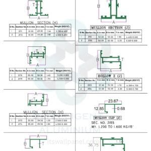 50 MM Casement Section ► Architectural Aluminium Extrusion 50 MM Casement Section ► Architectural Aluminium Extrusion