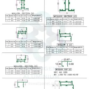 50 MM Casement Section
